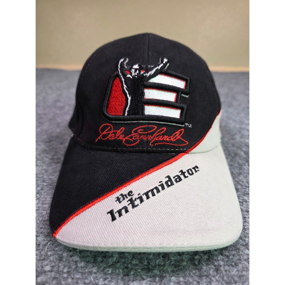 Vintage Y2K Dale Earnhardt Hat OSFA Winner's Circle The Intimidator NASCAR Black